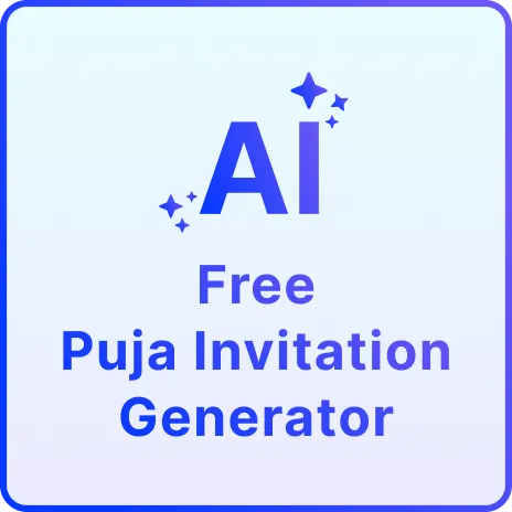 Free AI Puja Invitation Generator, Online Invitation Maker Tool